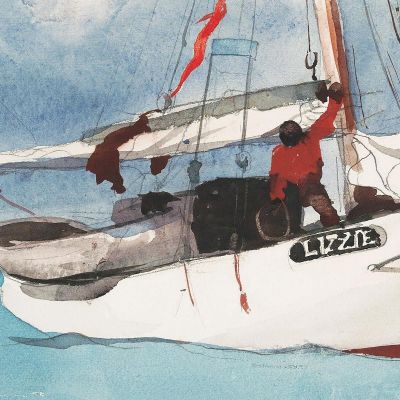 Fishing Boats Key West Winslow Homer whm64 canvas print