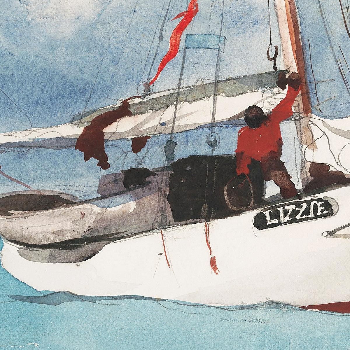 Fishing Boats Key West Winslow Homer whm64 canvas print