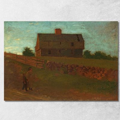Garrison House York Maine Winslow Homer whm71 canvas print 