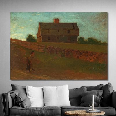 Garrison House York Maine Winslow Homer whm71 canvas print 