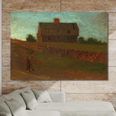 Garrison House York Maine Winslow Homer whm71 canvas print 