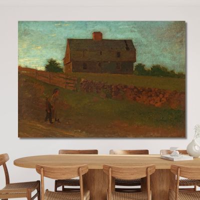 Garrison House York Maine Winslow Homer whm71 canvas print 