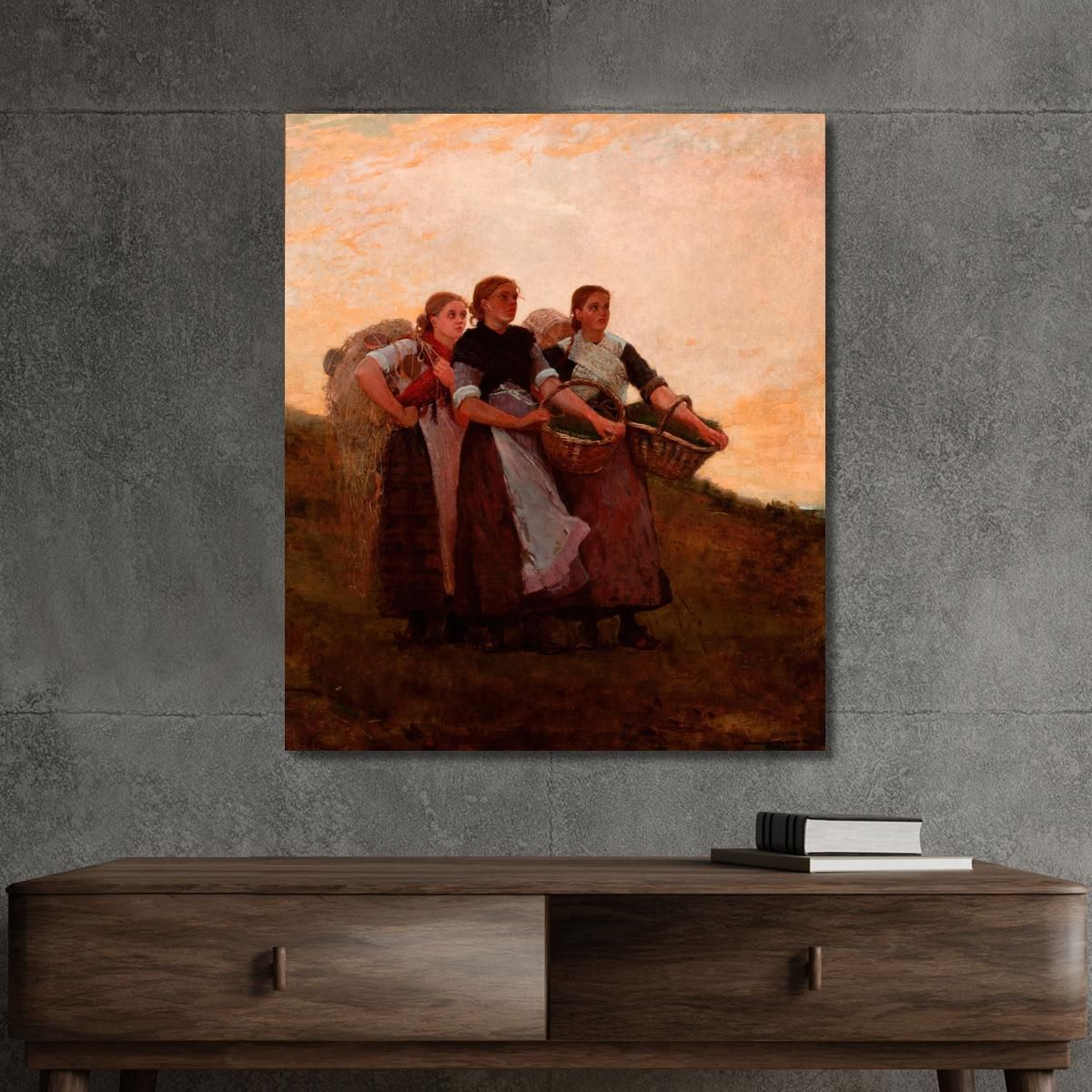 Hark! The Lark Winslow Homer whm81 canvas print 