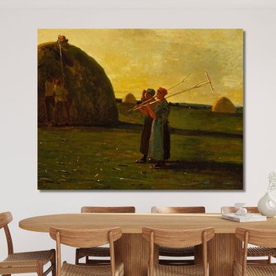 Haymakers Winslow Homer whm84 canvas print 