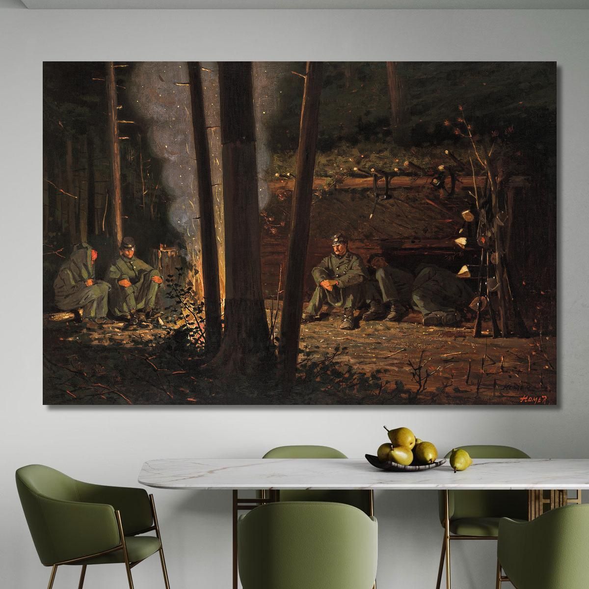In Front Of Yorktown Winslow Homer whm96 canvas print 