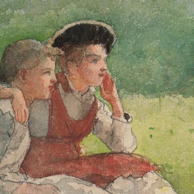 Listening To The Birds Winslow Homer whm104 canvas print