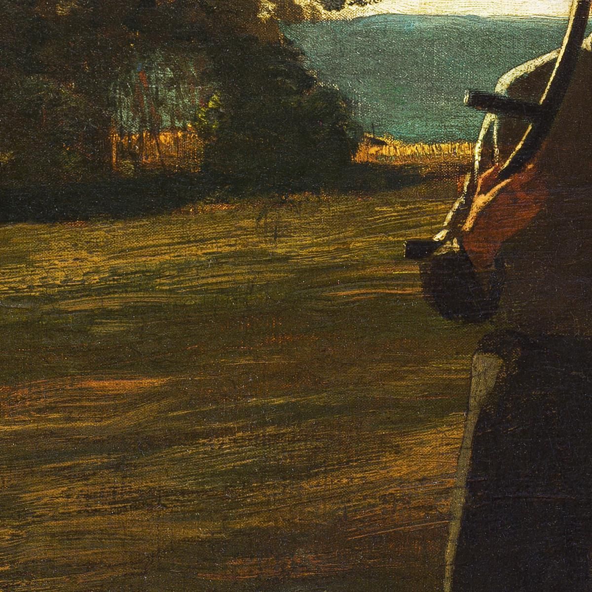 Man With A Scythe Winslow Homer whm107 canvas print