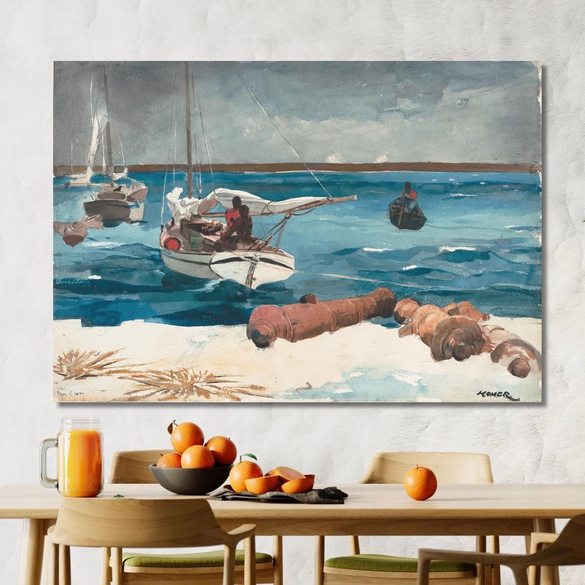 Nassau Winslow Homer whm114 canvas print 