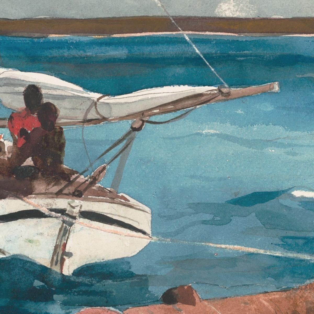 Nassau Winslow Homer whm114 canvas print