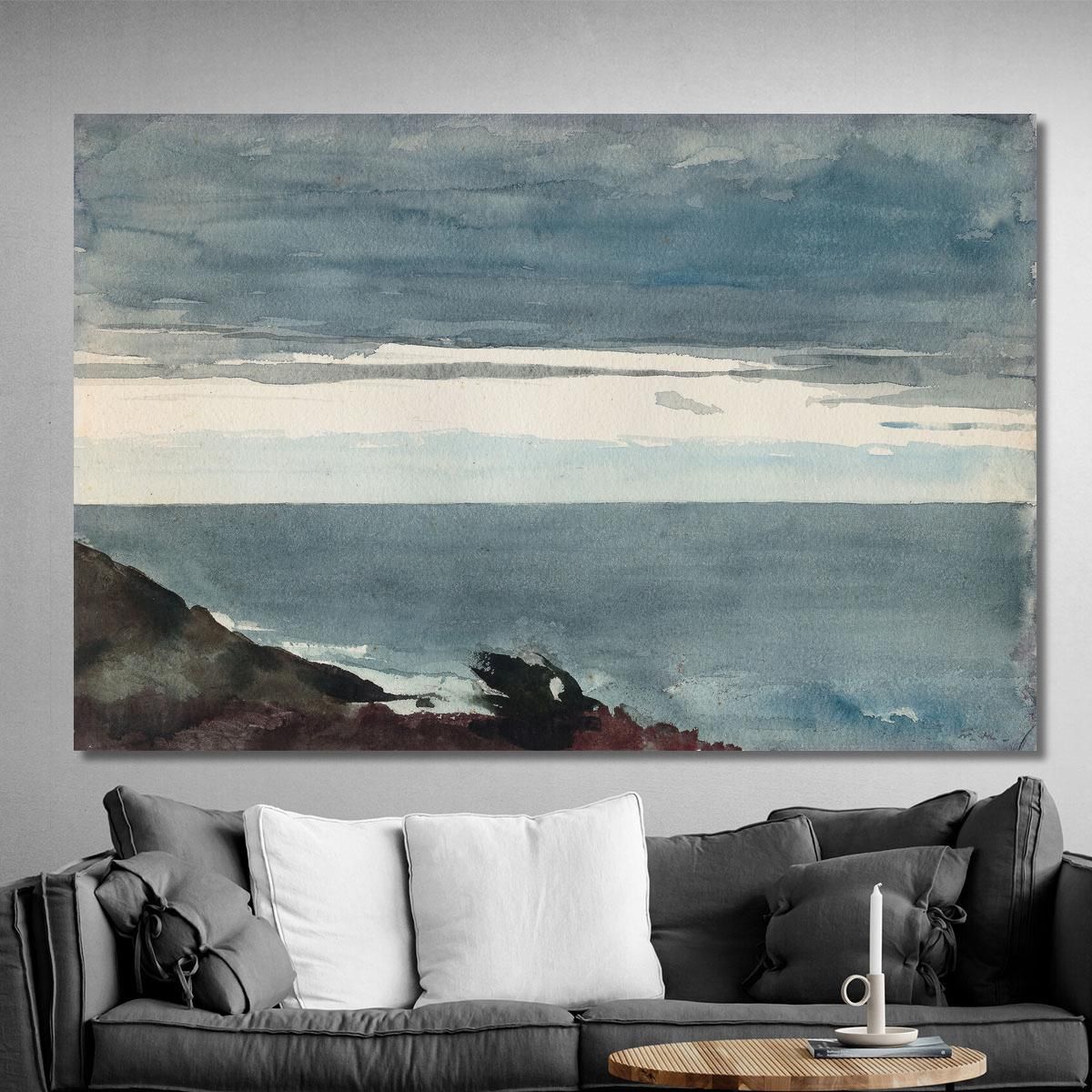 Prout'S Neck Evening Winslow Homer whm141 canvas print 