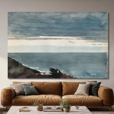 Prout'S Neck Evening Winslow Homer whm141 canvas print 