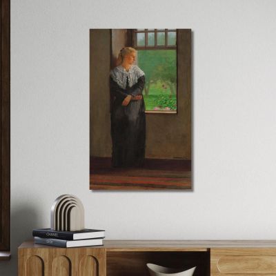 Reverie Winslow Homer whm145 canvas print 