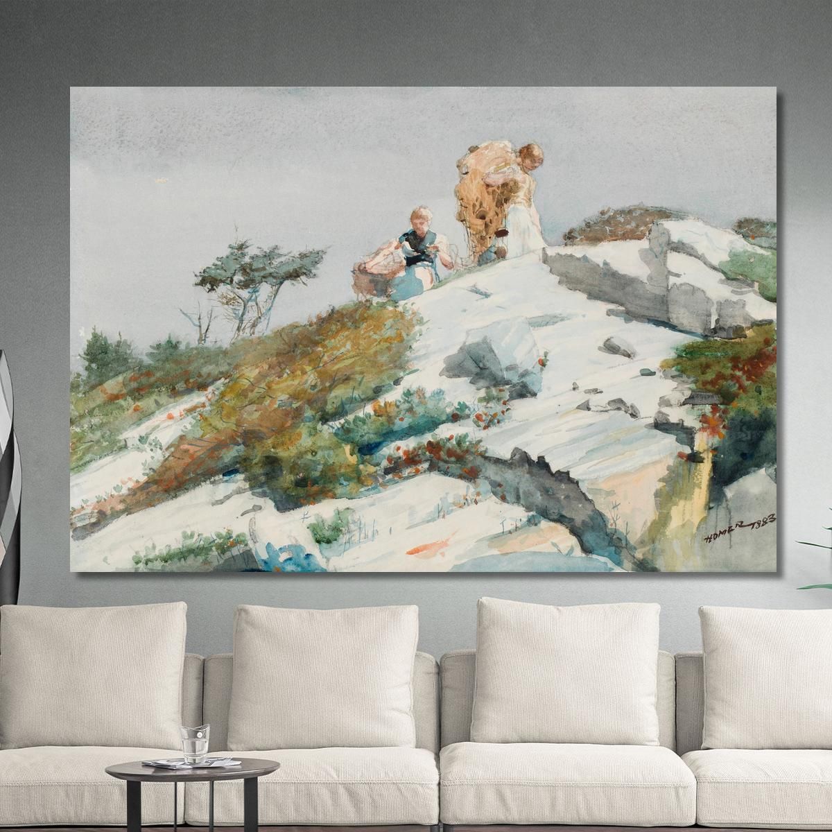 Rough Work Winslow Homer whm148 canvas print 