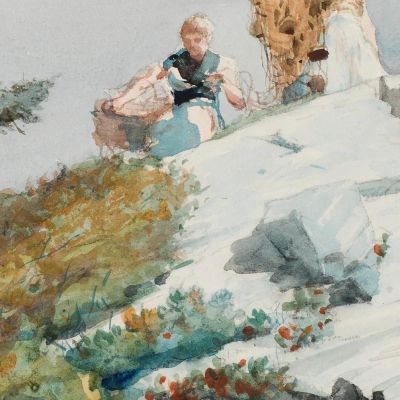 Rough Work Winslow Homer whm148 canvas print