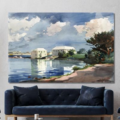 Salt Kettle Bermuda Winslow Homer whm153 canvas print 