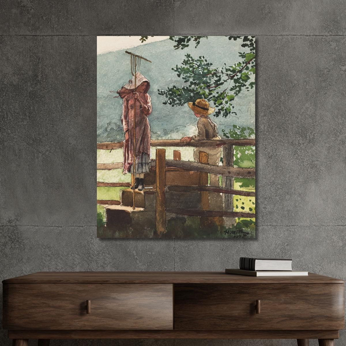 Spring Winslow Homer whm174 canvas print 