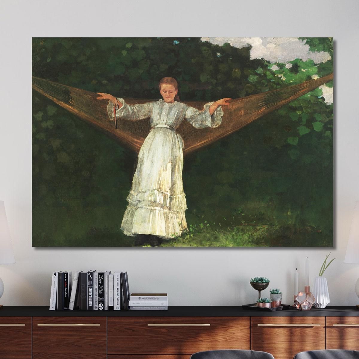 Summer Afternoon Winslow Homer whm182 canvas print 