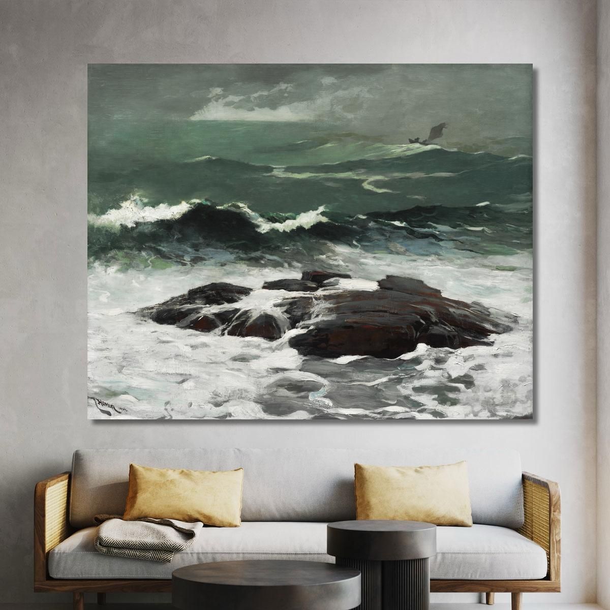 Summer Squall Winslow Homer whm183 canvas print 