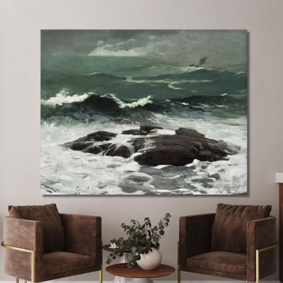 Summer Squall Winslow Homer whm183 canvas print 