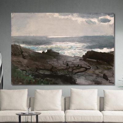 Sunshine And Shadow Prout'S Neck Winslow Homer whm190 canvas print 