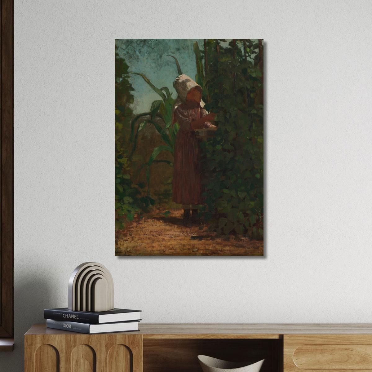 The Bean Picker Winslow Homer whm195 canvas print 