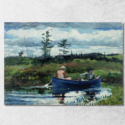 The Blue Boat Winslow Homer whm196 canvas print 