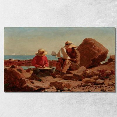 The Boat Builders Winslow Homer whm197 canvas print 