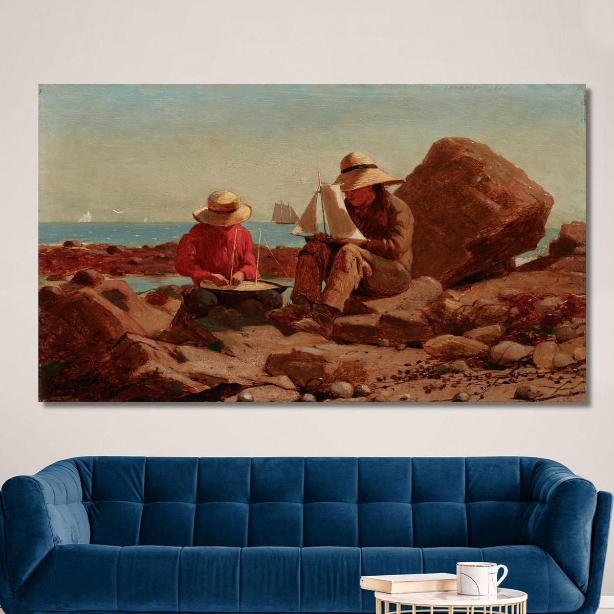 The Boat Builders Winslow Homer whm197 canvas print 