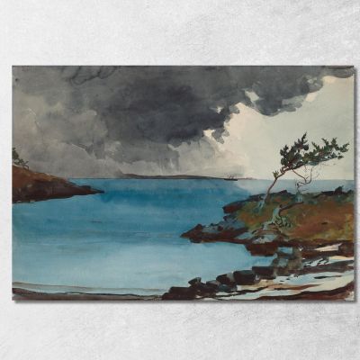The Coming Storm Winslow Homer whm206 canvas print 
