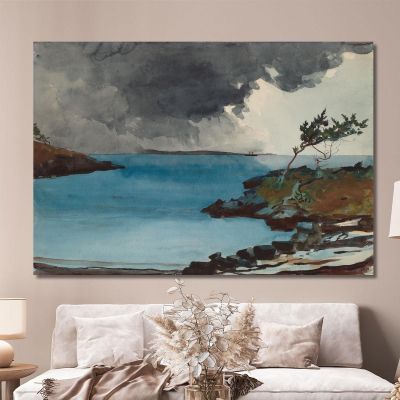 The Coming Storm Winslow Homer whm206 canvas print 