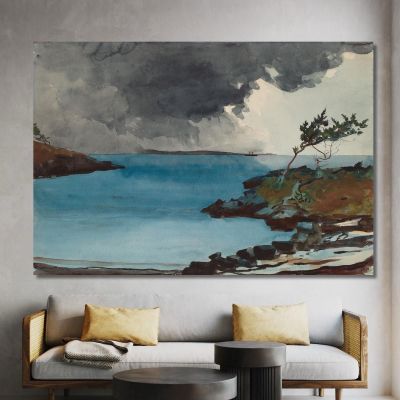 The Coming Storm Winslow Homer whm206 canvas print 