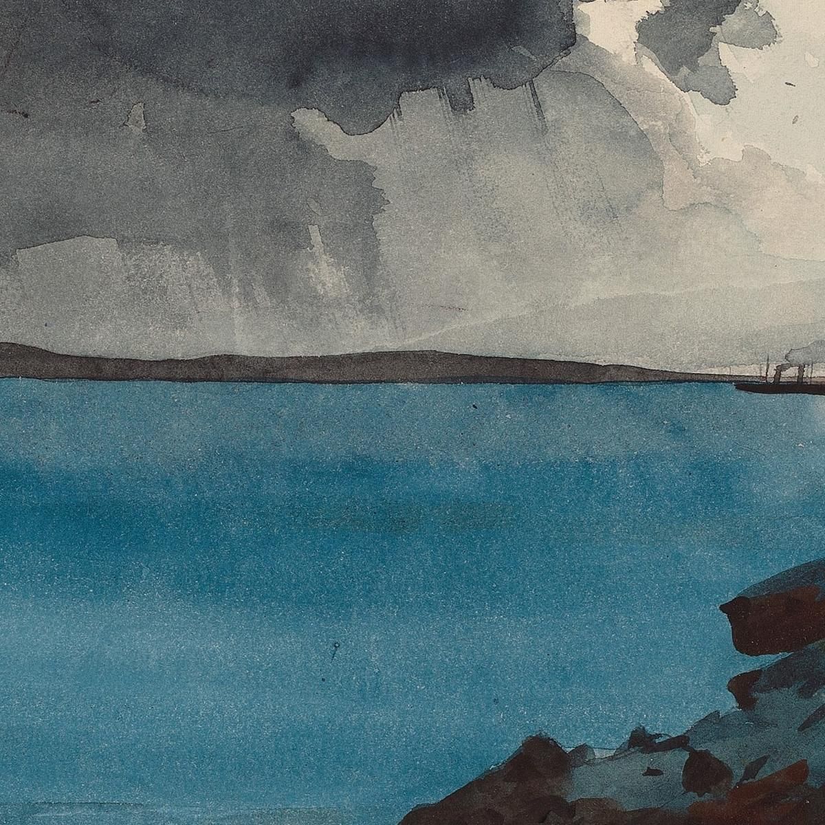 The Coming Storm Winslow Homer whm206 canvas print