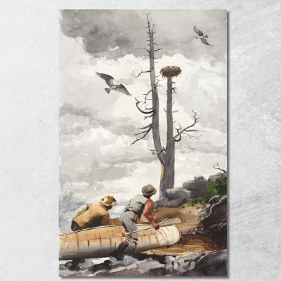 The Eagle'S Nest Winslow Homer whm212 canvas print 
