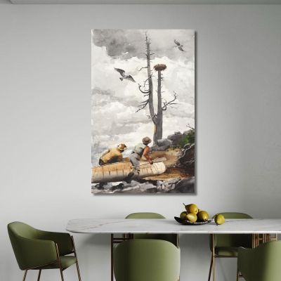 The Eagle'S Nest Winslow Homer whm212 canvas print 
