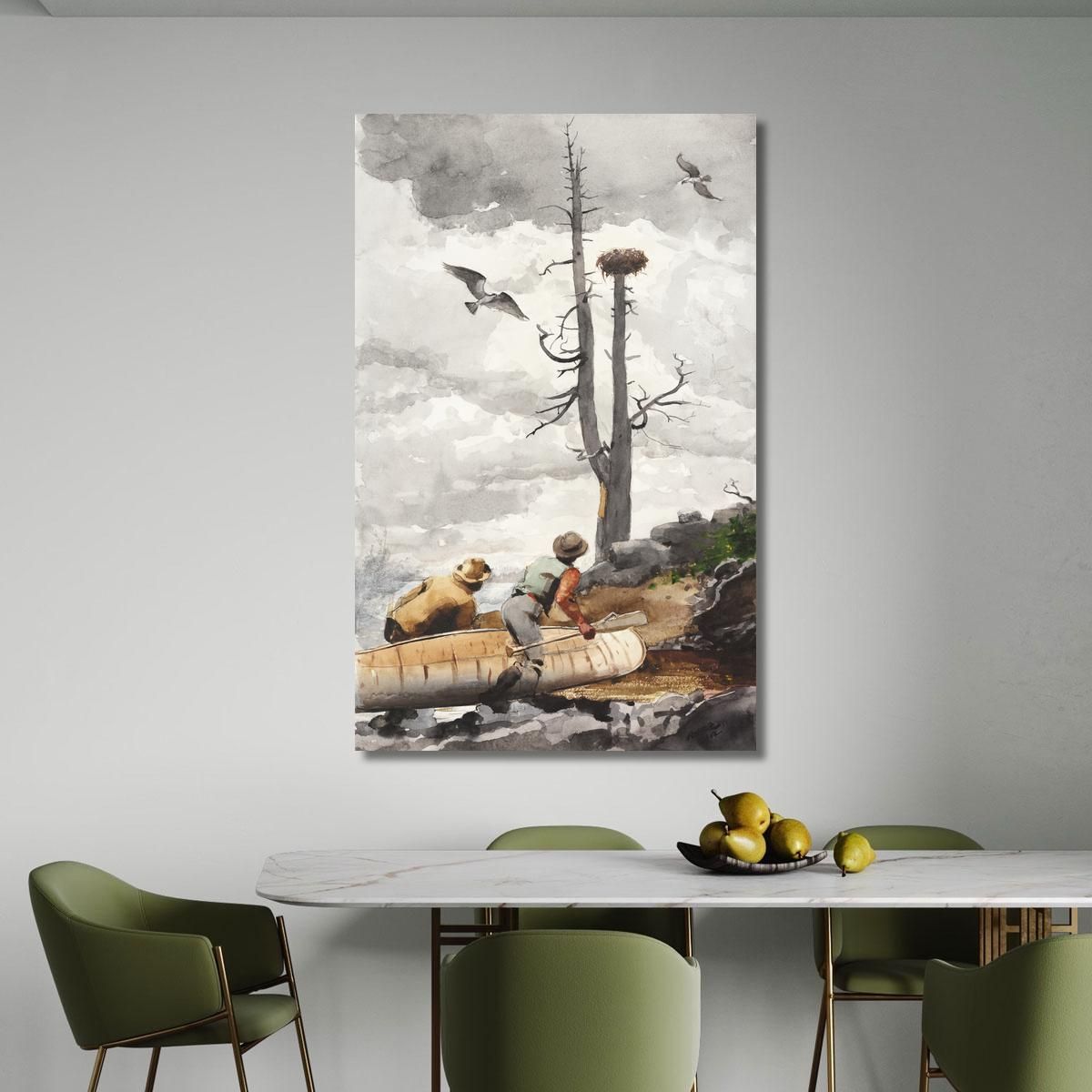 The Eagle'S Nest Winslow Homer whm212 canvas print 