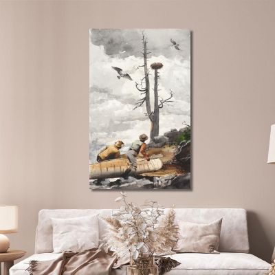 The Eagle'S Nest Winslow Homer whm212 canvas print 