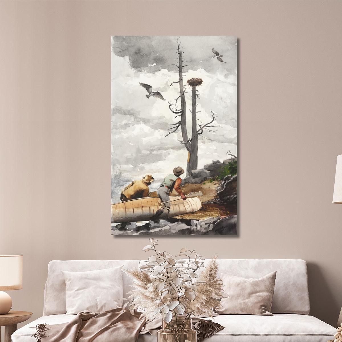 The Eagle'S Nest Winslow Homer whm212 canvas print 