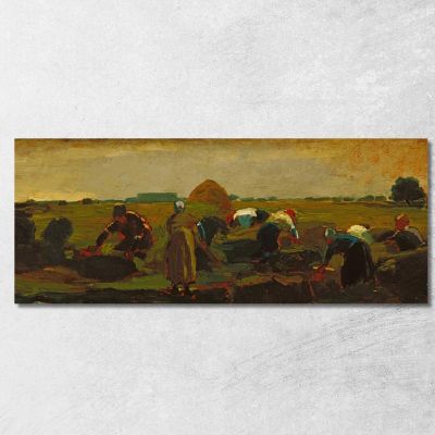 The Gleaners Winslow Homer whm219 canvas print 