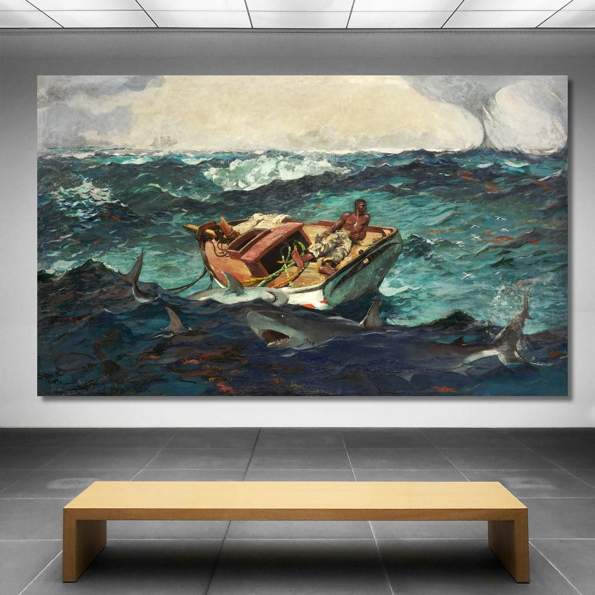 The Gulf Stream 2 Winslow Homer whm223 canvas print 