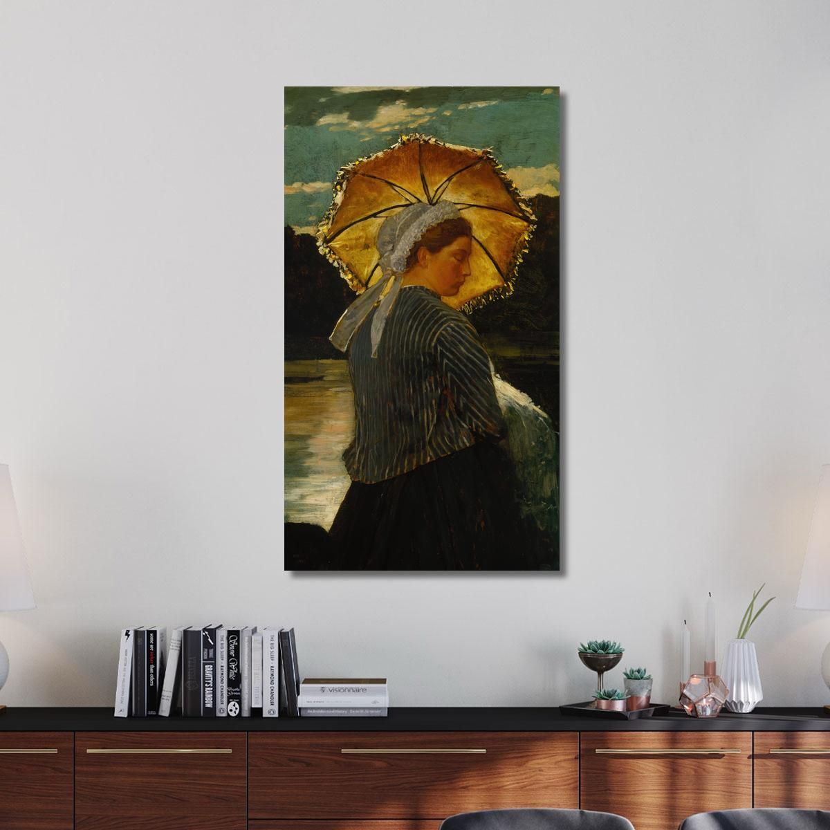 The Nurse Winslow Homer whm231 canvas print 