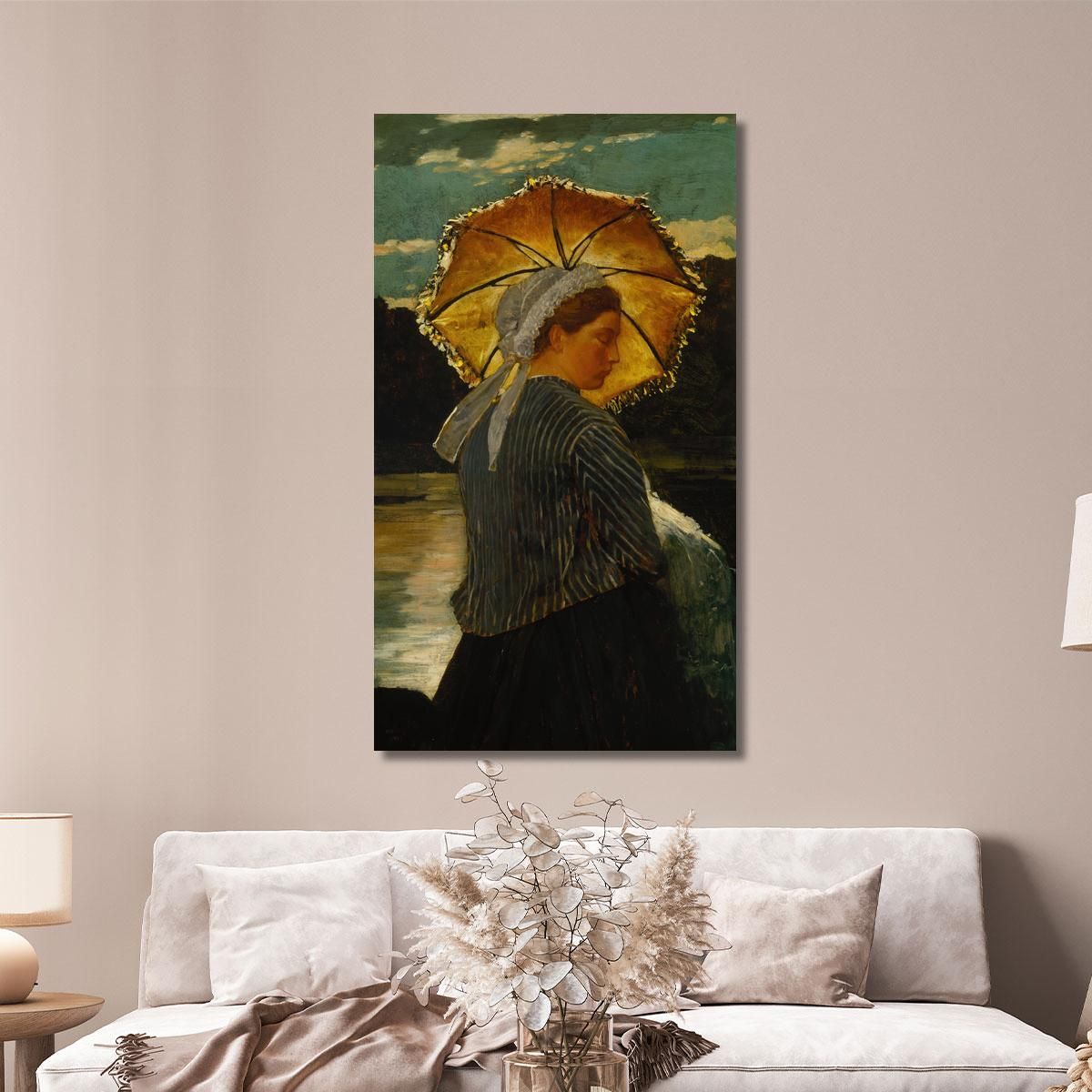 The Nurse Winslow Homer whm231 canvas print 
