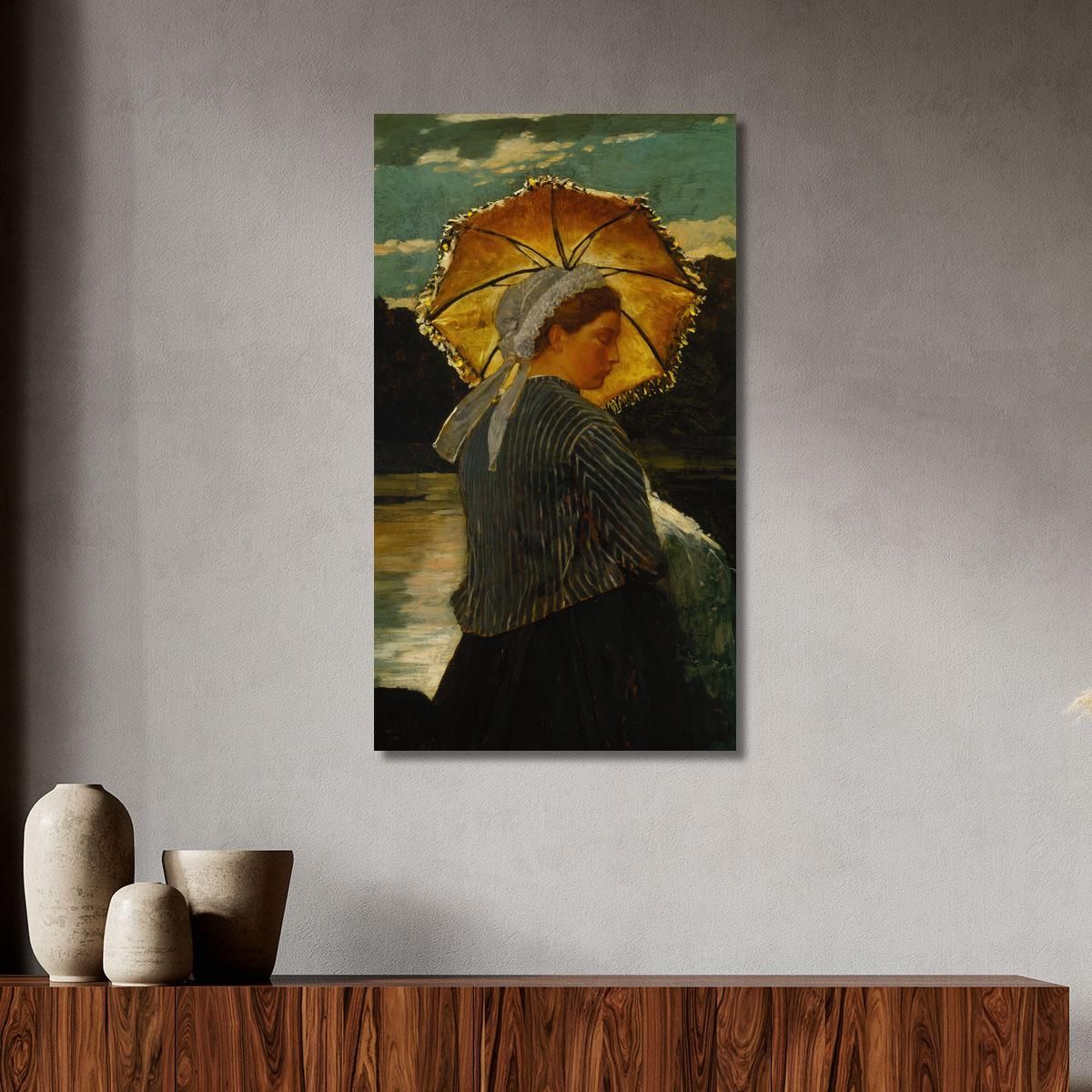 The Nurse Winslow Homer whm231 canvas print 