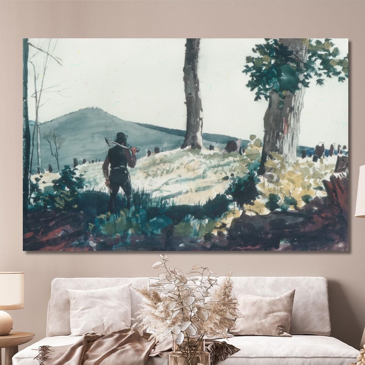 The Pioneer Winslow Homer whm233 canvas print 