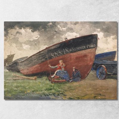 The Summer Cloud Winslow Homer whm240 canvas print 