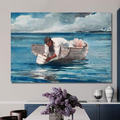 The Water Fan Winslow Homer whm243 canvas print 