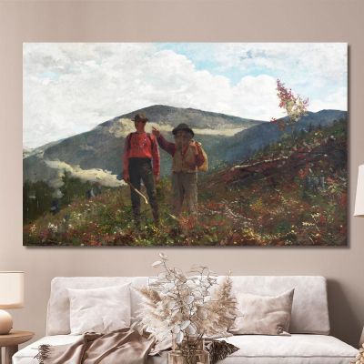 Two Guides Winslow Homer whm253 canvas print 