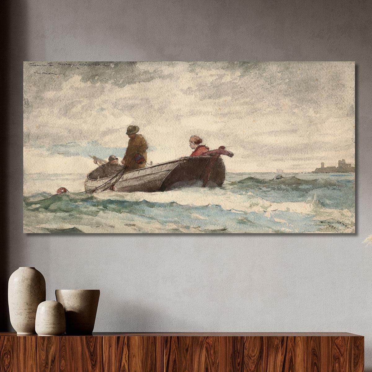 Tynemouth Priory England Winslow Homer whm256 canvas print 