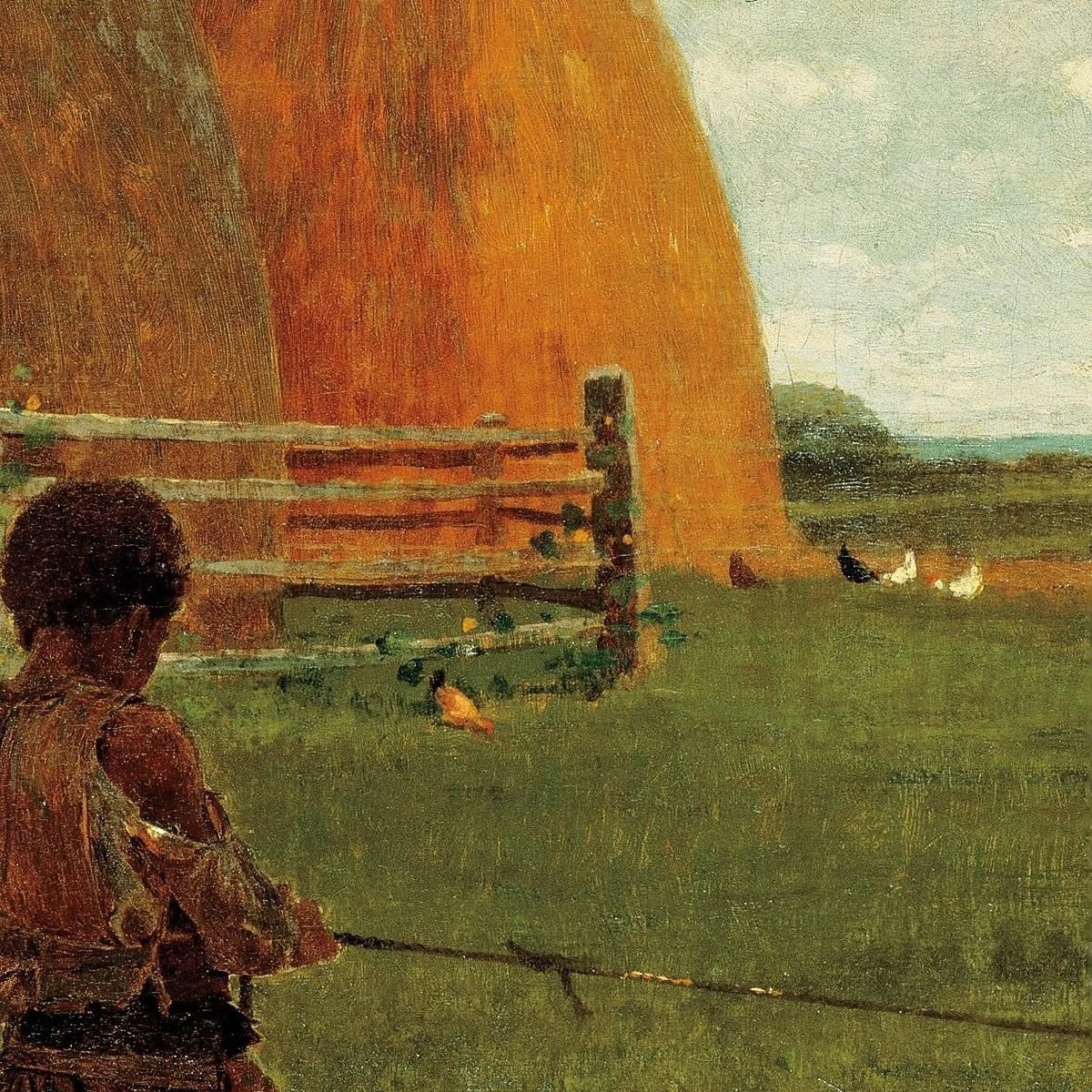 Weaning The Calf Winslow Homer whm264 canvas print