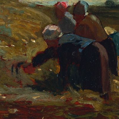 Women Working In A Field Winslow Homer whm272 canvas print