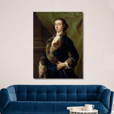 Joseph Leeson Later 2Nd Earl Of Milltown Pompeo Batoni pbt16 canvas print 